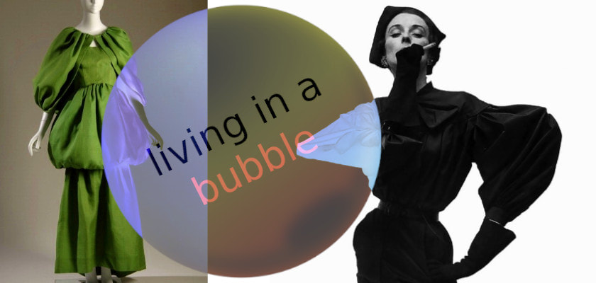 In the Bubble: Fashion's Cocooning Shapes Stage a Spring 2021